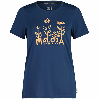Maloja CuragliaM. Multi 1/2 Cyclic Tee Damen-Radsport T-Shirt MTB Bike Rad Blau