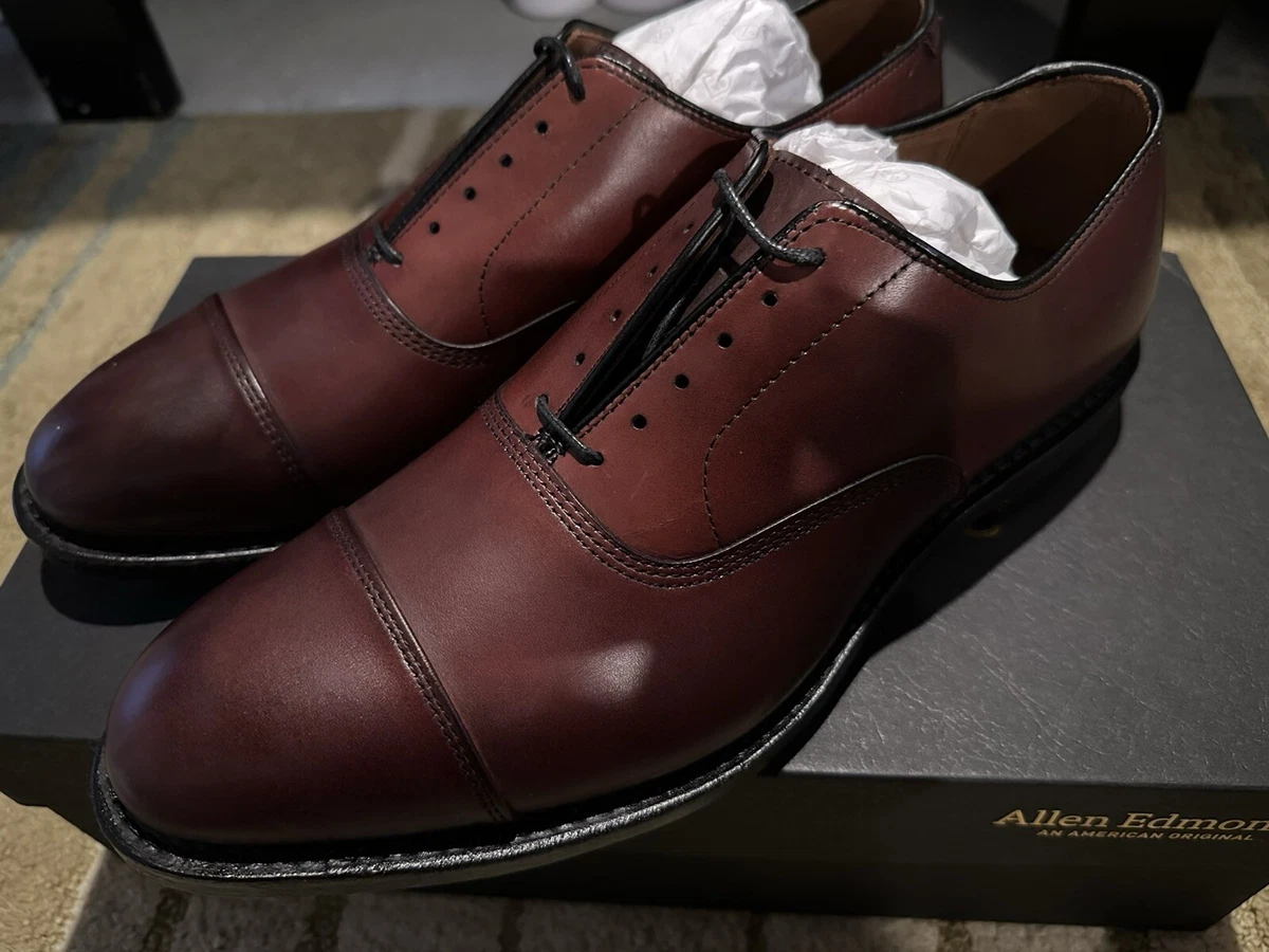 Allen edmonds park avenue deals oxblood