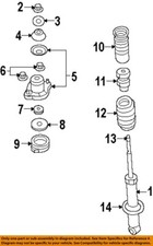 CHRYSLER OEM 09-10 Patriot Rear Suspension Shocks Components-Spring 5272943AB