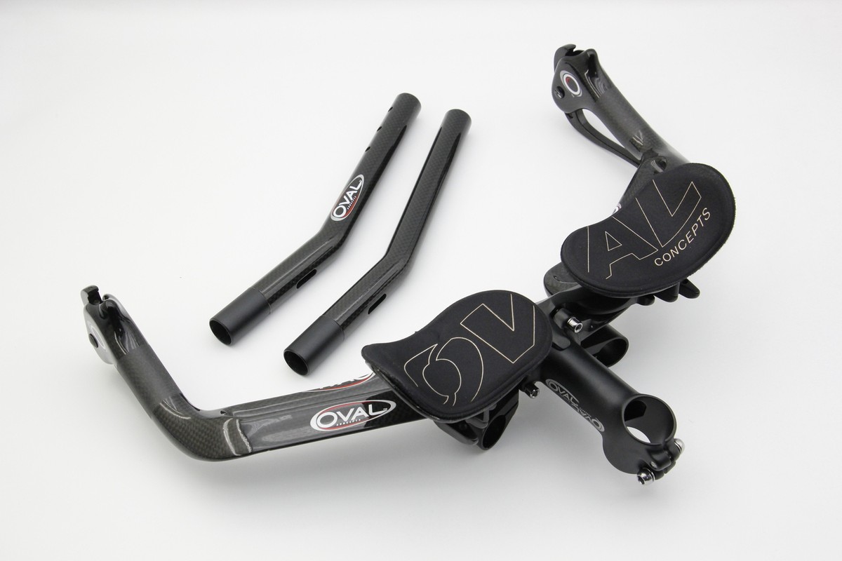 NOS Oval A921 Jetstream Carbon Aerobars 26.0x400mm w/ 90mm SCCS TT