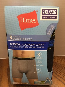 hanes men's cool comfort breathable mesh boxer brief