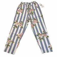 RVCA Scrunchie Ankle Pant s Women s Size M/10 Straight Leg High Rise Flat Front
