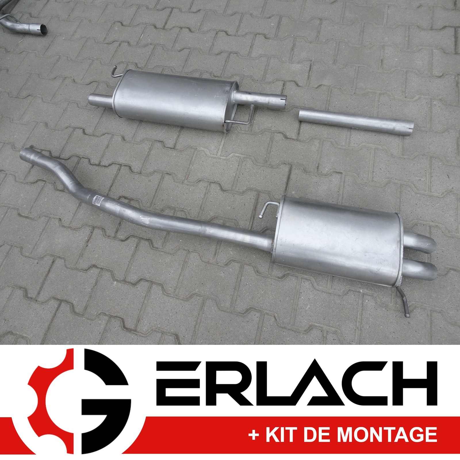 Silencieux echappement 1958 pour réparer le bruit de votre VW Transporter T5 1.9 TDi