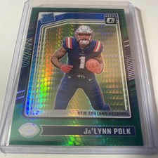 JaLYNN POLK 2024 Panini Donruss  Optic Green Hyper Rated Rookie (RC) #240 🔥🔥