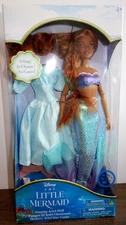 DISNEY STORE ARIEL SINGING DOLL LITTLE MERMAID LIVE ACTION 11''