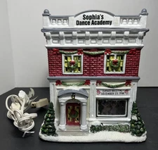 2012 St Nicholas Square Christmas Village Sophia's Dance Academy No Box
