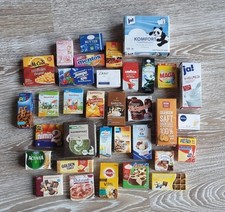 Kaufmannsladen 34x Miniatur Markenprodukte Lebensmittel Kinderküche Kaufladen