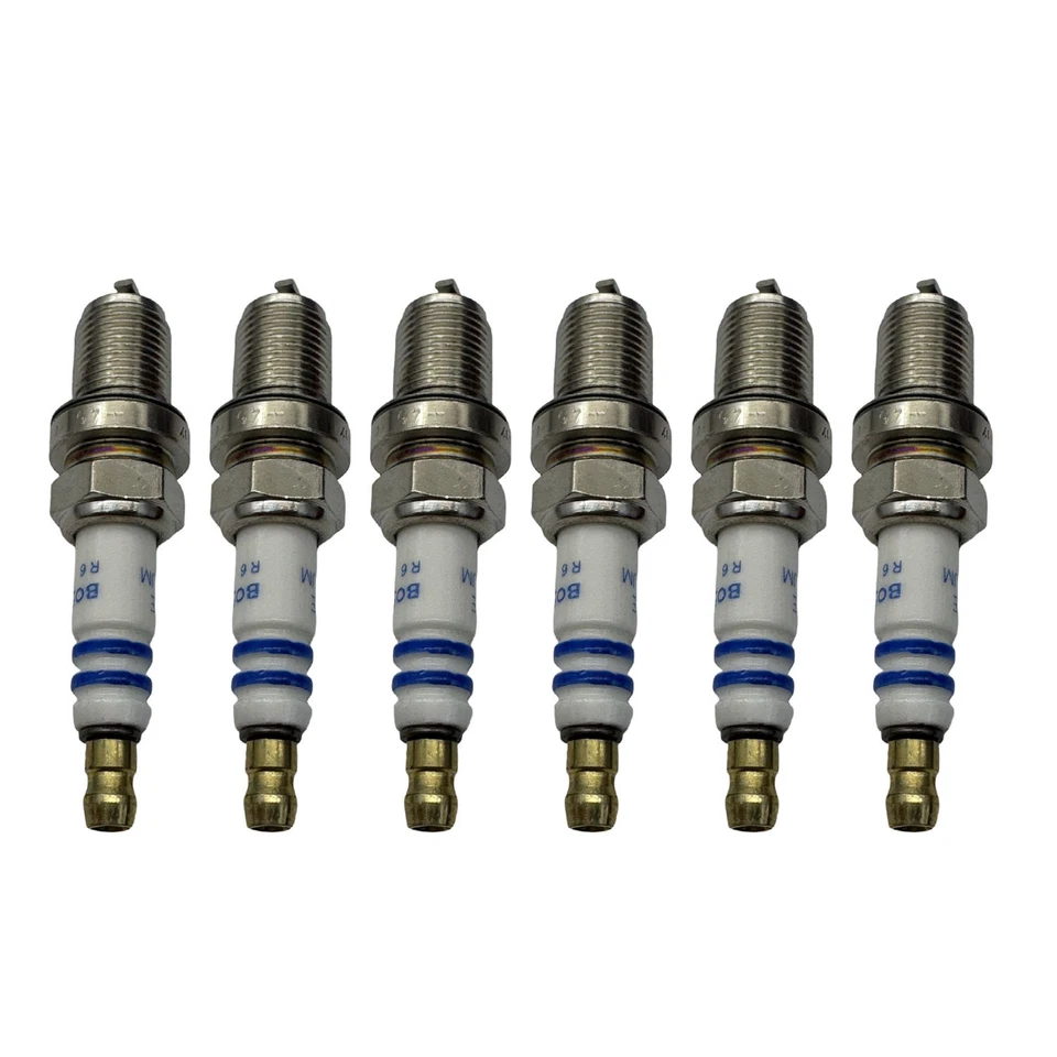 Bujías de platino BOSCH 6X para Mercedes-Benz C320 C240 E320 FR8DPP33 7422 Foto 2 de 4