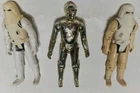 Star Wars Original Empire Strikes Back Action Figure Lot: C3P0 & 2 Snow Troopers