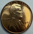 1940 Uncirculated Lincoln Wheat Cent Exact Coin Imaged #LWC1831
