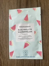 Vitamasques Face Mask Sheet Mask Electrolyte Watermelon Hydrate Natural NEW