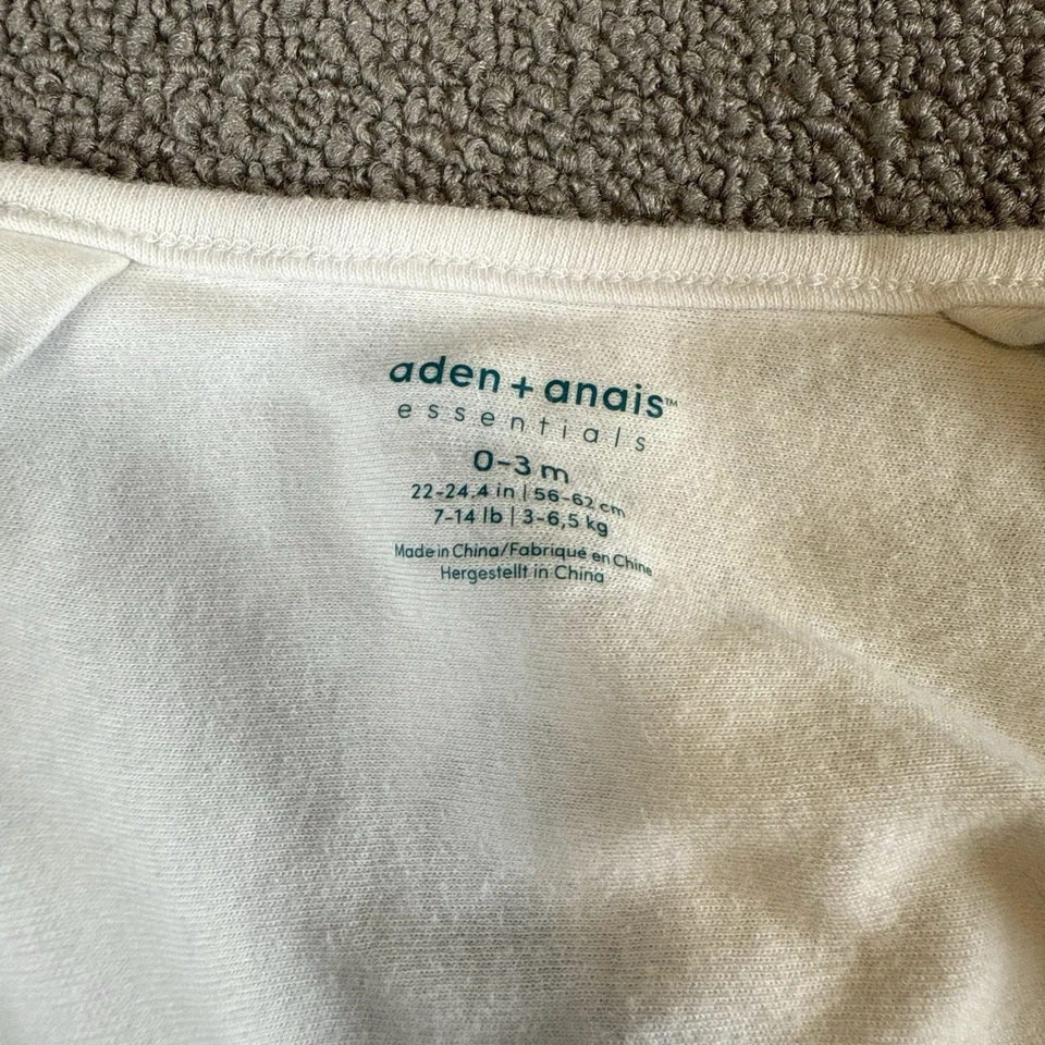 Lote de saco de dormir envoltura envoltura para bebé O-3 meses cremallera ajustable espalda dormir Foto 4 de 4