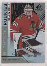 2018 Upper Deck SP Game Used Authentic Rookies Rainbow 61/294 Collin Delia au7