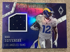 2020 Panini Phoenix Van Jefferson RC Patch /75 Rookie Memorabilia Rams 