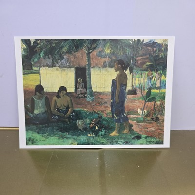 Postcard Paul Gauguin ''Why Are You So Angry?'' 1896 Art Inst. of Chicago NrMINT