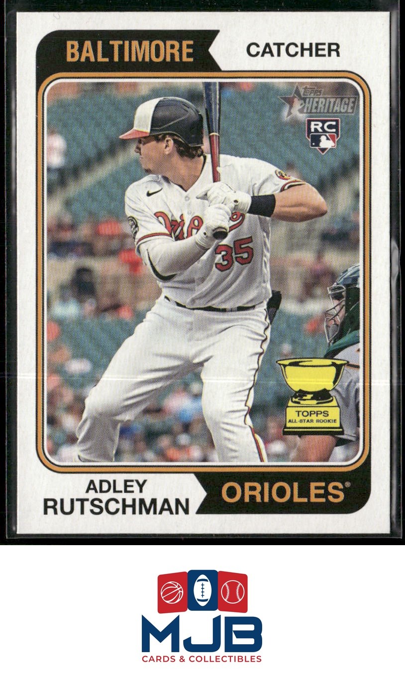 2023 Topps Heritage Adley Rutschman Rookie #7