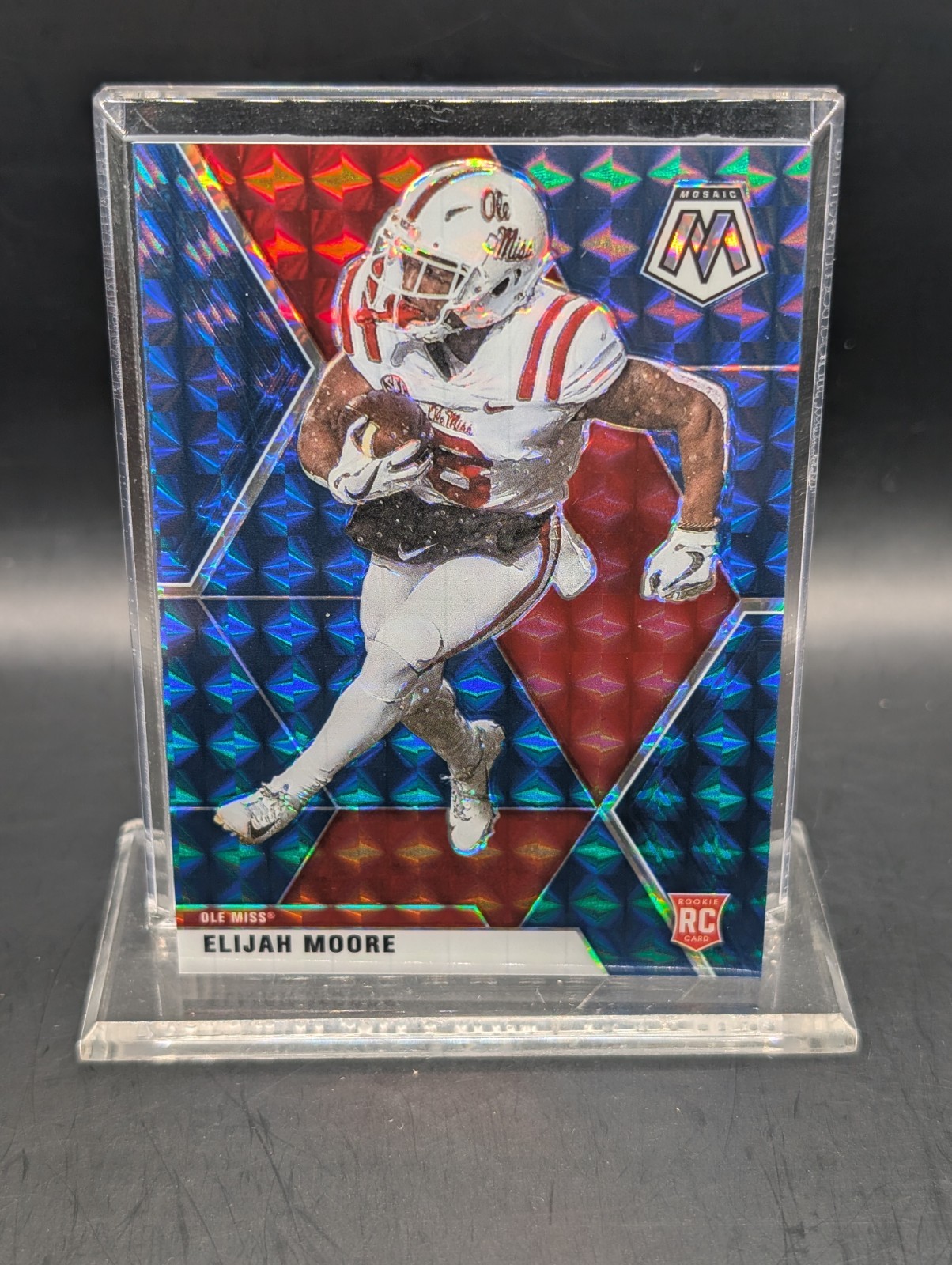 Elijah Moore Panini Mosaic Draft Picks #45 Blue Mosaic