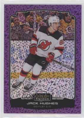 2022-23 O-Pee-Chee Platinum Violet Pixels /299 Jack Hughes #24 1t90