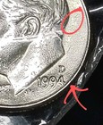 1994 D Roosevelt Dime With DDO/ DDR — photo 1