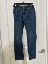 Boys Levi 511 Blue Jeans 14 Reg 27x29 Adjustable Waist