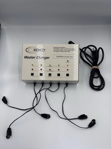 SKC Master Charger 5 Station Discharge Battery Charger 223-426 Works