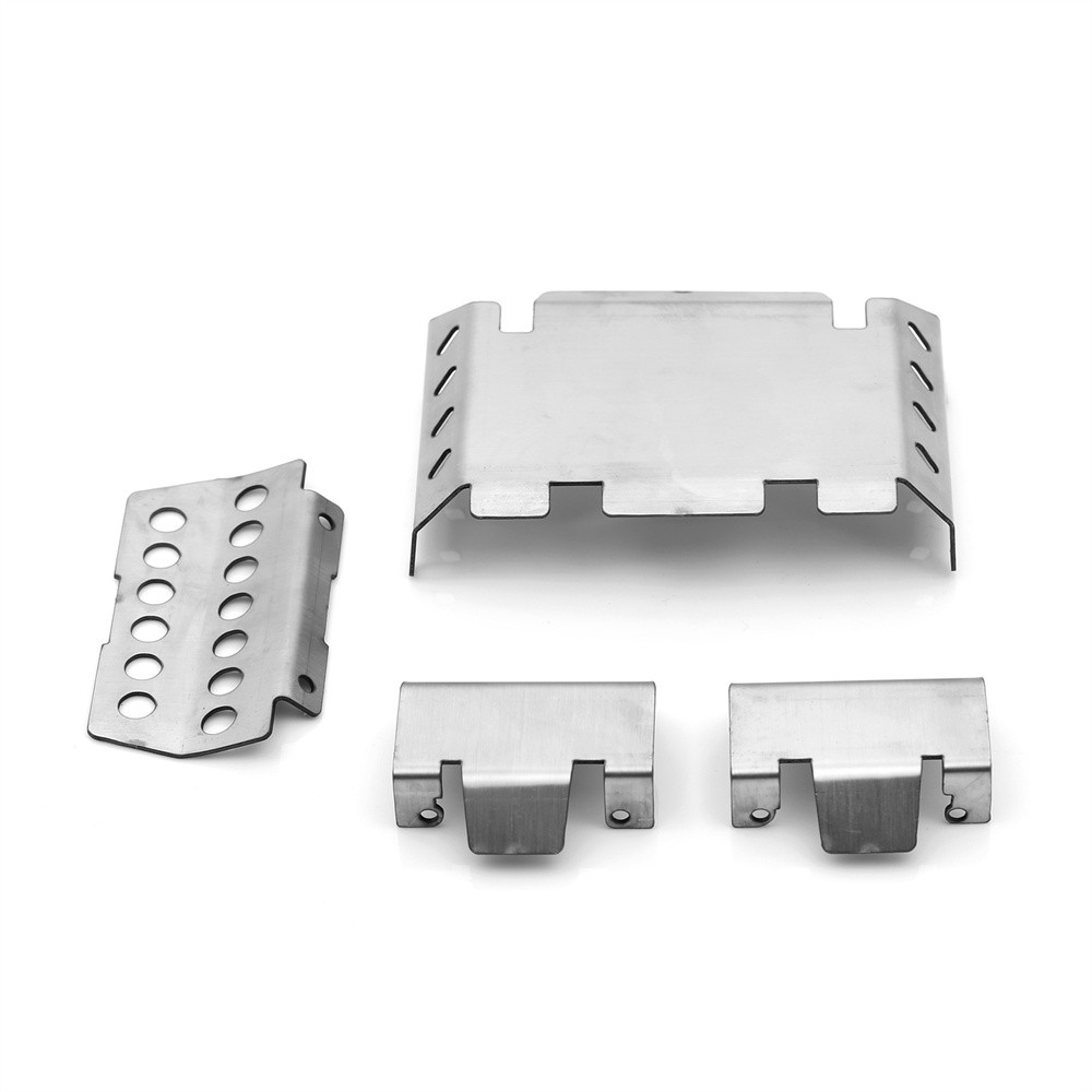 Chassis Armor Protector Skid Plate Kit for 1/10 FMS FCX10 RC Car