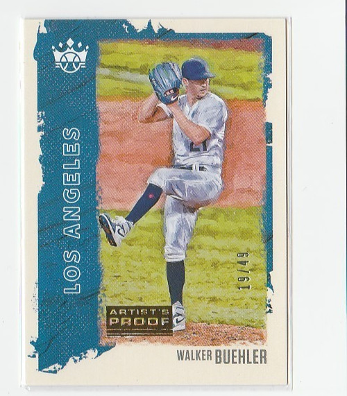 2021 Diamond Kings Artist Proof 19/49 #95 Walker Buehler