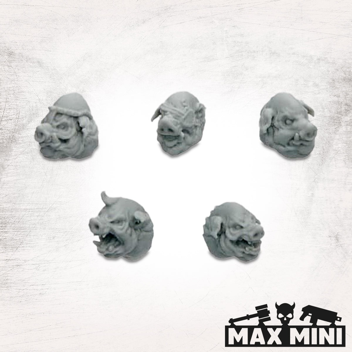 MaxMini BNIB Boarman Heads (10)