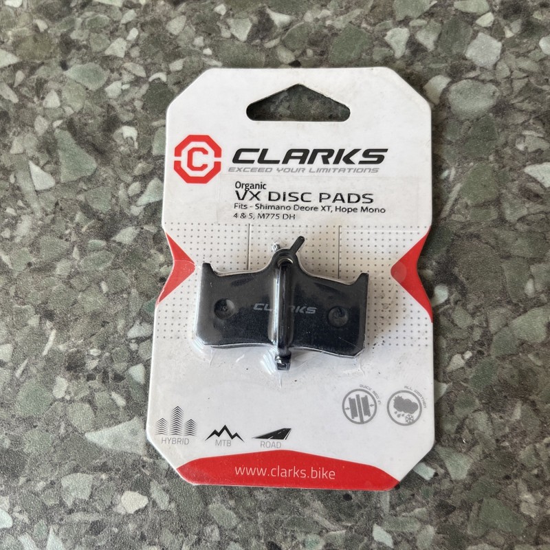 Clarks VX Disc pads Shimano Deore Xt, Hope mono 4, hope mono 5, M775 Dh