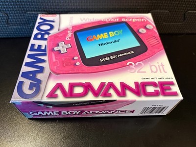 2001 Nintendo Game Boy Advance (FUSCIA) - Empty custom design display box