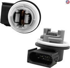 2Pcs Turn Signal Tail Light Socket Tail Lamp Lights Wiring Harness Plug,