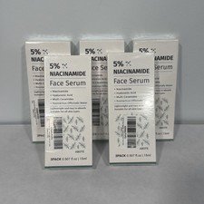 5 pack 5 Niacinamide Face Serum - Deep Hydration, Increase Elasticity, Exp 7/27