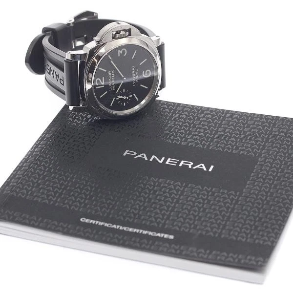 Panerai — Officine Panerai Luminor Marina PAM00510 44mm SS Black Dial Watch #C3262