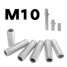 M10 x 1 Gewinderohr Verzinkte Feine Zähne L�...
