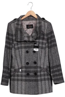 Fuchs Schmitt Mantel Damen Jacke Parka Gr. EU 42 Wolle Grau #gwn6sx7