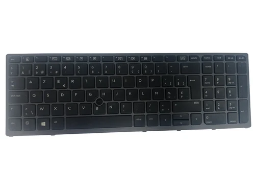 Clavier original AZERTY Français belge pour ordinateur HP SN7142BL-ZBOOK 15 G3