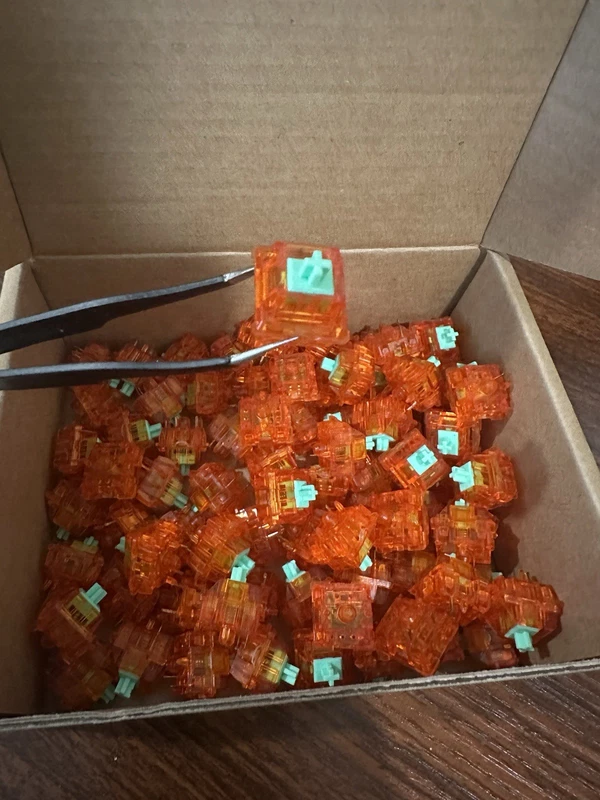 C3 Equalz Tangerine Mechanical Keyboard Switches 62g