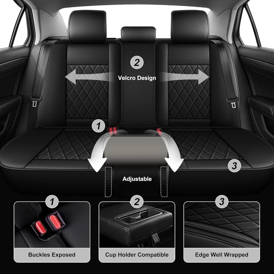 Seat Covers For BMW X1 2013-2020 Automotive Seat Protectors (5 Seat) Foto 2 de 4