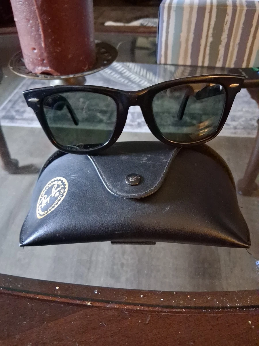 セール!　B&L Ray-Ban \"Wayfarer Ⅰ” usa Vintage B&L Ray Ban USA Wayfarer 5024 50mm mock / tortoise frame