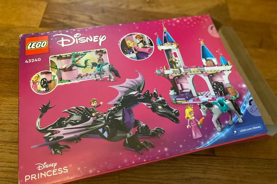 LEGO Princesa Disney Vacía #43240 - SOLO Caja - Sin Ladrillos ni Minifiguras Foto 4 de 4