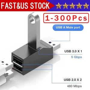 USB 3.0 Splitter Hub pour PC Mac MacBook Notebook Ordinateur portable Portable Lot