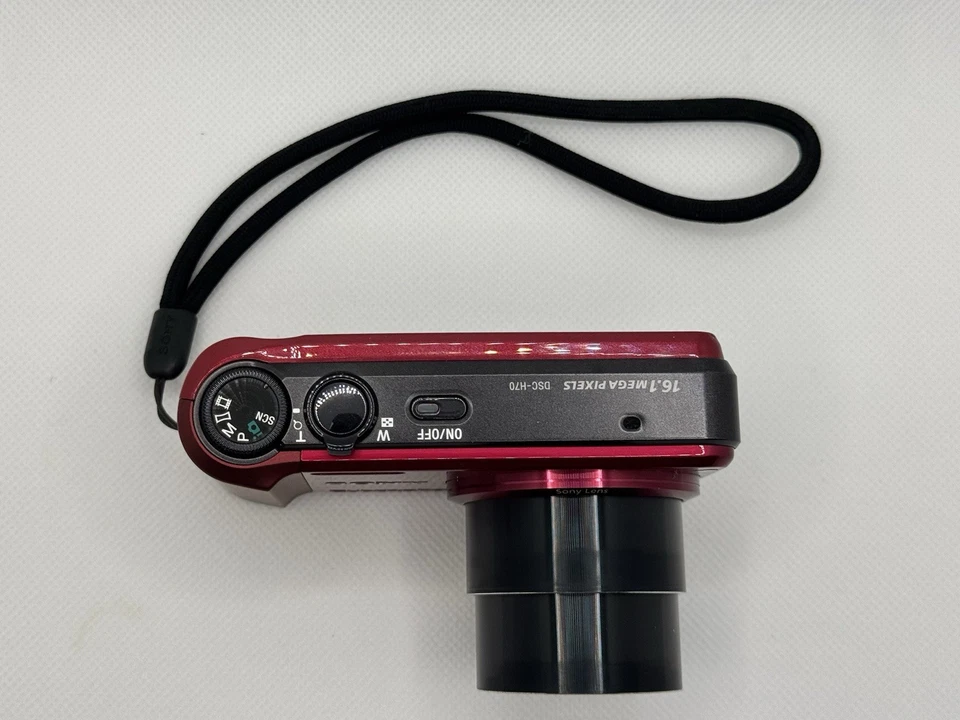 Sony Cyber-Shot DSC-H70 16.1MP 10X Zoom Pink/Red VINTAGE DigI Cam -TESTED WORKS - Image 3 of 4