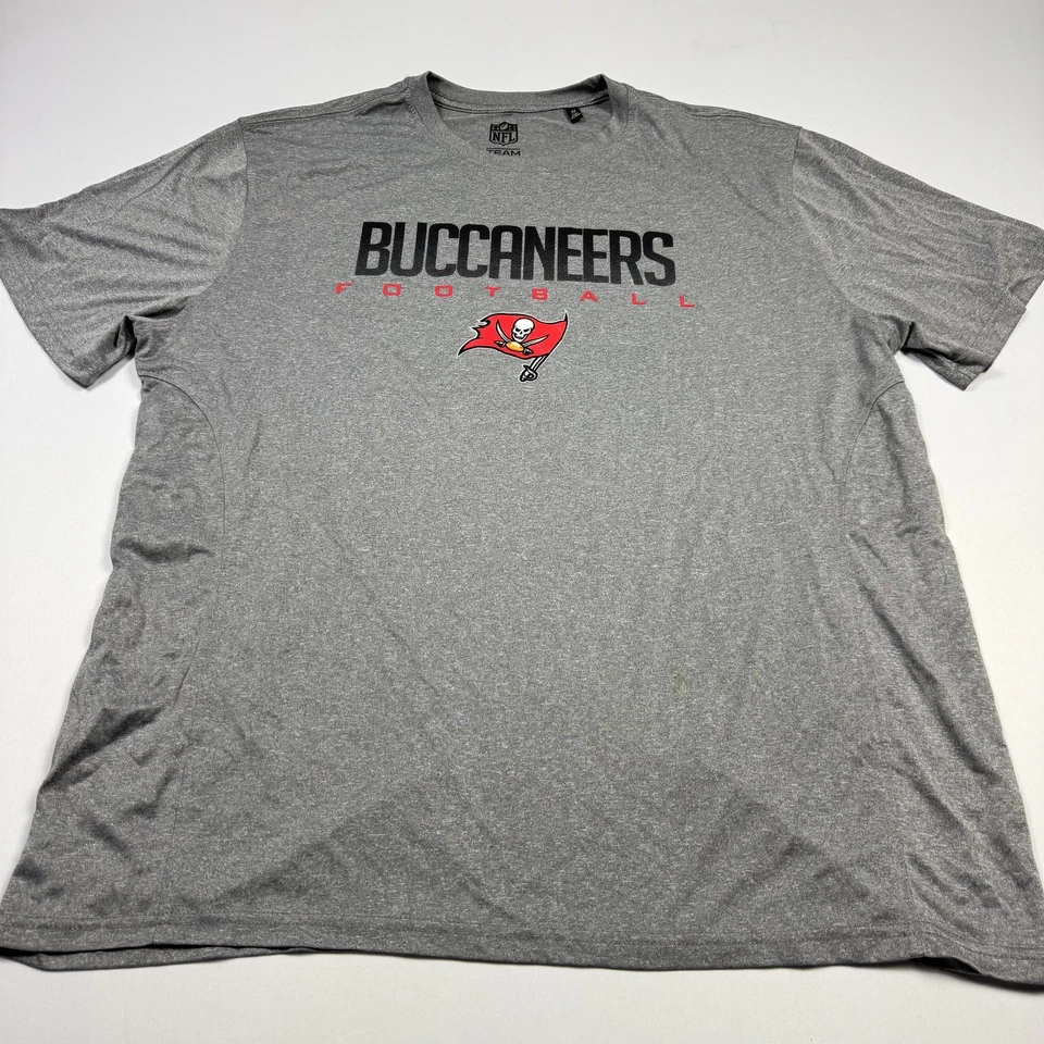 Tampa Bay Buccaneers Shirt Mens 2XL Gray NFL Football Short Sleeve Graphic Tee - Image 2 of 4