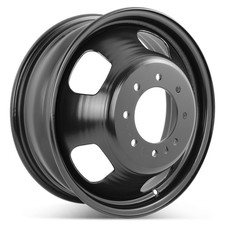 New 17 X 6 8x165.1 Black Dually Steel Wheel Rim For 2003-2018 Dodge Ram 3500