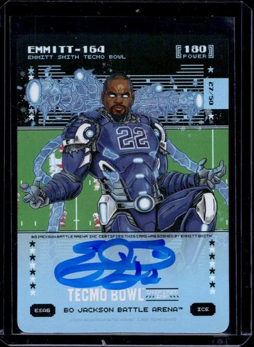 2026 Bo Jackson Battle Arena Tecmo Bowl Emmitt-164 Inspired Ink Ice /50 #ESA6