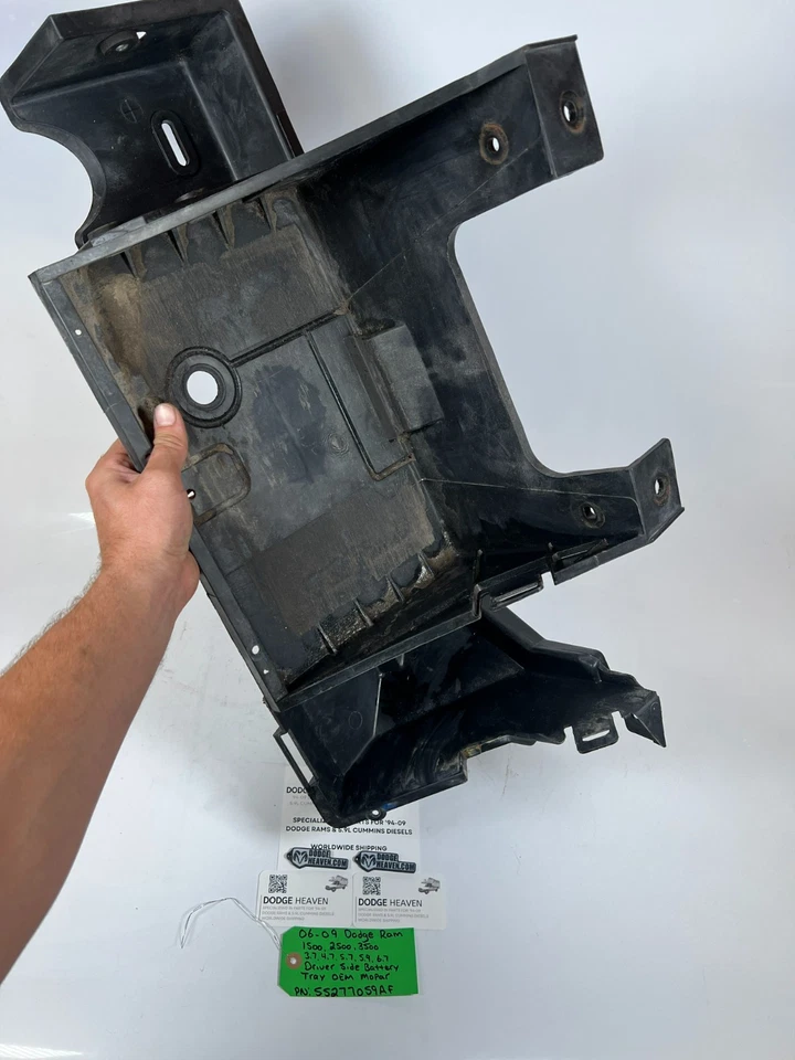 Bandeja de batería del lado del conductor Dodge Ram 2006-2009 OEM 55277059AF Foto 4 de 4