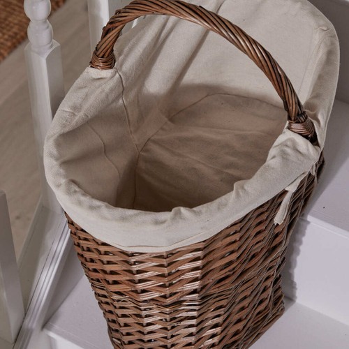 Wicker Laundry Basket Large Small Woven Rattan Linen Washing Storage Hamper - Picture 32 of 33