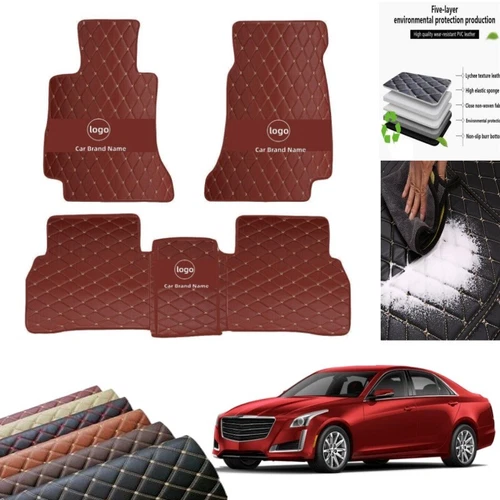 For Jaguar All Models Custom Car Floor Mats Auto Liners All Weather Leather Pads - Picture 15 of 23