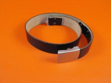 original DDR NVA Gürtel Ledergürtel schwarz Koppel