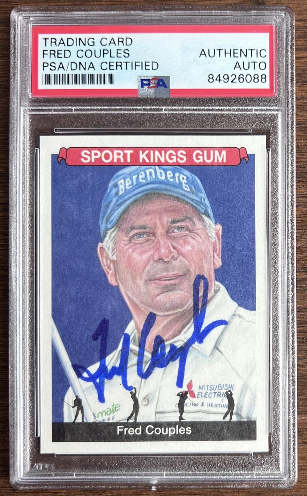 Fred Couples Autographed Signed Houston Cougars 2018 SPORT KINGS GOLF CARD #17 *PSA* AUTO MASTERS 